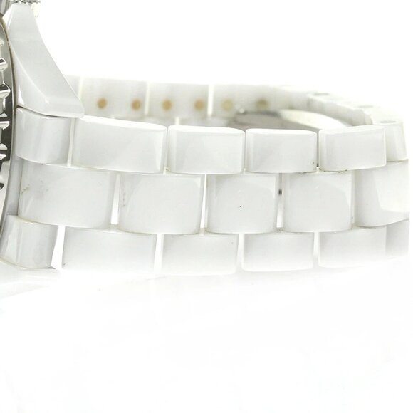 CHANEL J12 H3841 White ceramic date white Dial Automatic Boy's Watch_843575 main image 4